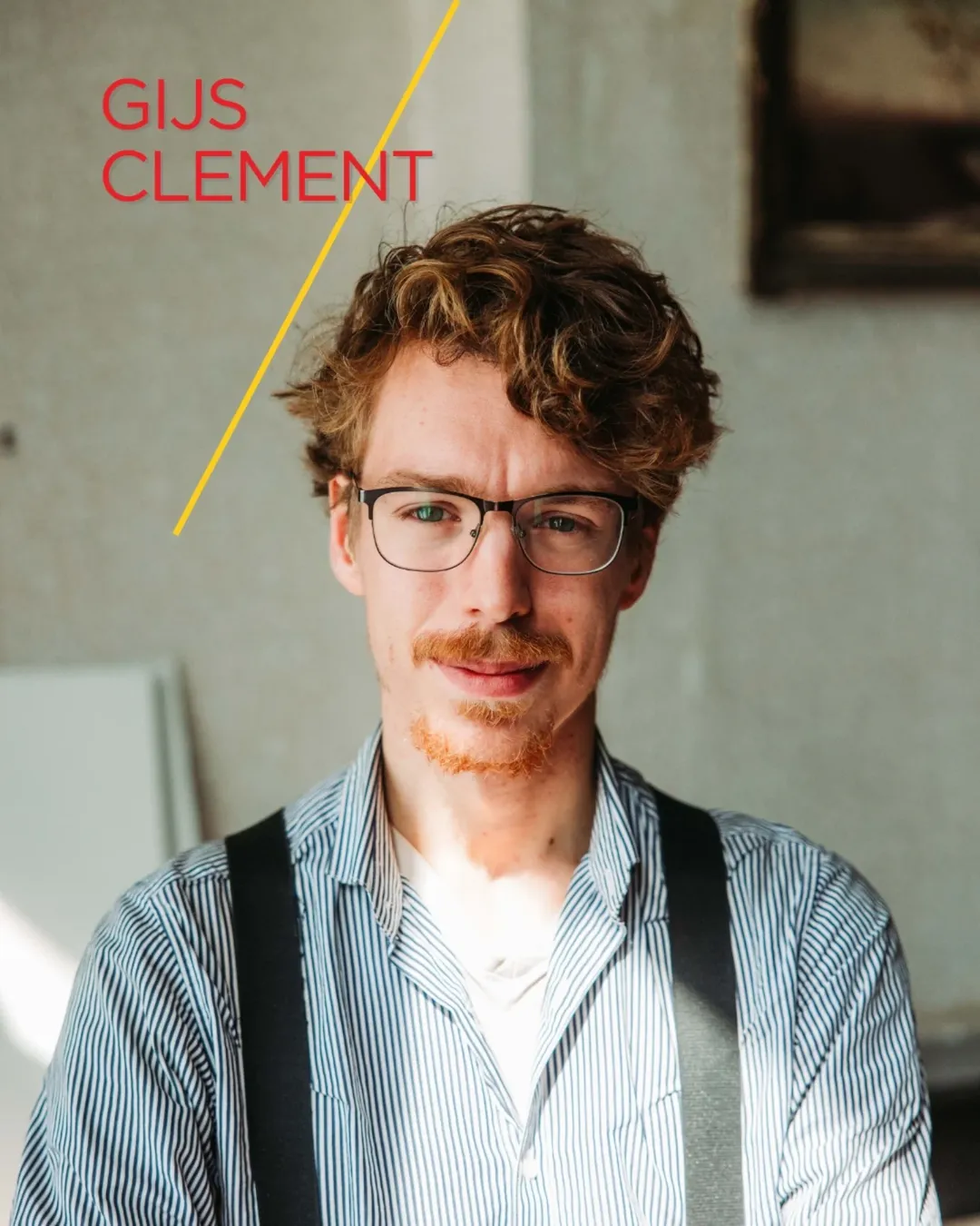 Blik Vooruit 2025 - Kunstenaars - Gijs Clement - Portret