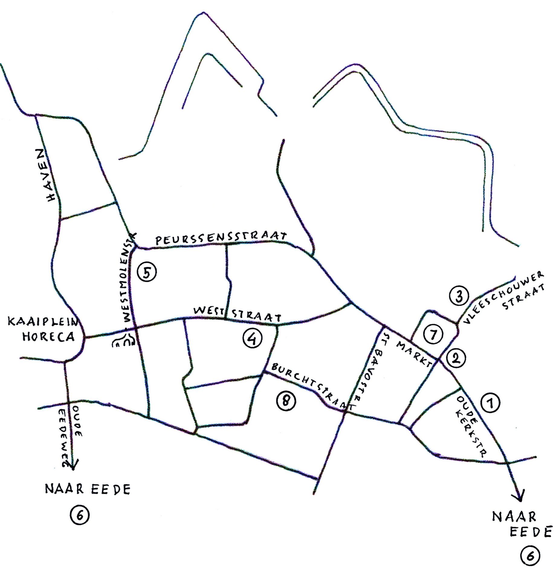 Blik Vooruit 2026 - Locaties - Kaartje Aardenburg