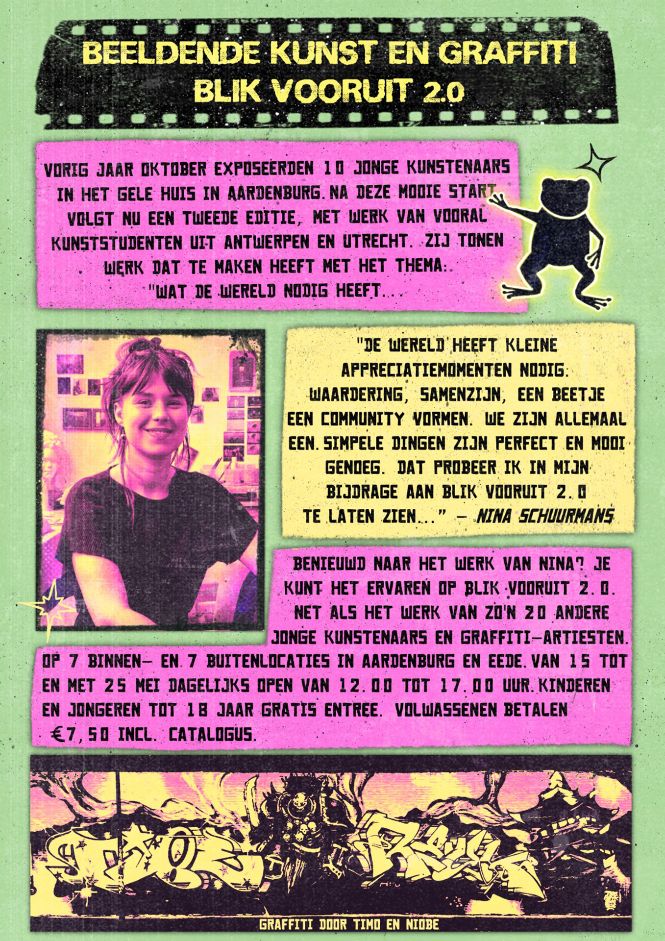 Blik Vooruit 2026 - Communicatie - Flyer - Pagina 2 - Beeldende kunst en graffiti