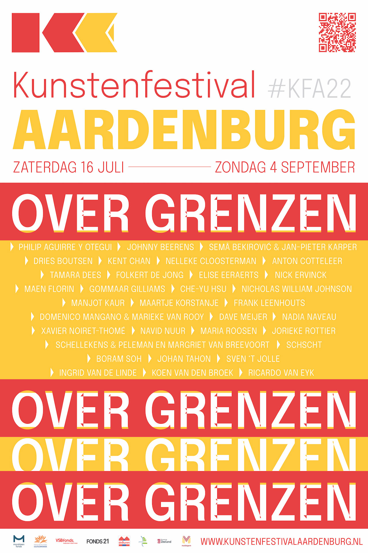 Kunstenfestival Aardenburg 2022 - Affiche
