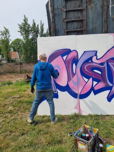 Blik Vooruit 2.0 - Graffiti - Bart Ervinck - Markt Aardenburg