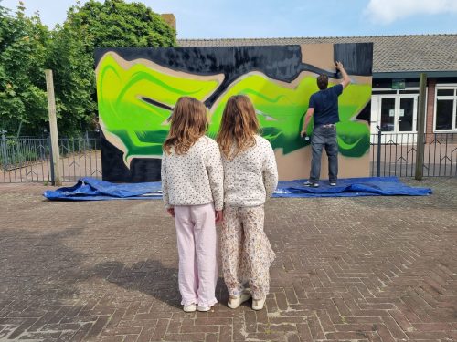 Blik Vooruit 2.0 - Graffiti - Timo - Dorpsplein Eede