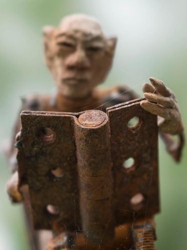 Kunstenfestival Aardenburg 2017 - Kunstenaars - Jan Verschueren - Hogere lectuur (detail) - © Foto Wietse Jongsma