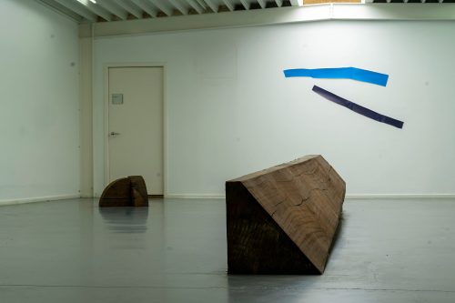 Kunstenfestival Aardenburg 2019 - Kunstenaars - Bernd Lohaus - Zeichen von Gezeichneten en Guy Mees - Verloren ruimte - © Foto Wietse Jongsma