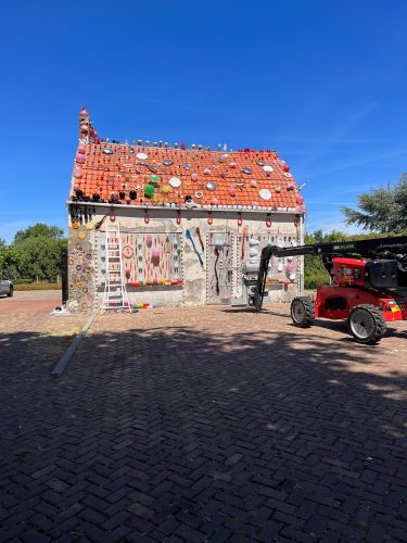 Kunstenfestival Aardenburg 2022 - Kunstenaars - Maria Roosen - Opbouw