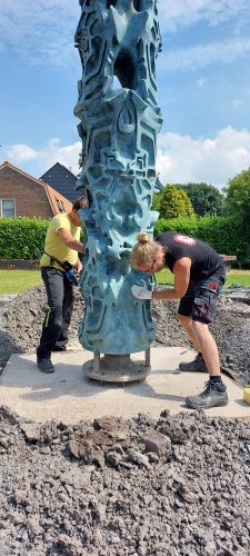 Kunstenfestival Aardenburg 2022 - Kunstenaars - Nick Ervinck - Opbouw